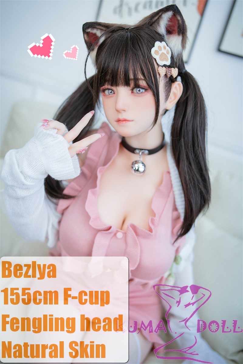 Bezlya (Missdoll) Linglan Head 155cm F-cup Silicone Head+TPE Body Sex Doll 155M 2.0 Version Cat Girl