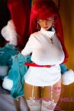 Mini doll sexable 60cm/2ft big breast silicone Inglewood head costume selectable Red Hair