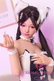 SHEDOLL Lolita type Xiyuan head 148cm/4ft9 D-cup love doll body material customizable Cat Ears