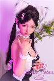 SHEDOLL Lolita type Xiyuan head 148cm/4ft9 D-cup love doll body material customizable Cat Ears