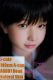 J-cute Doll Full Silicone Love Doll 149cm/4ft9 A-cup with Silicone Head AGD01 with new body makeup  Blue Dress
