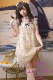 FANREAL 153 cm/5ft B-Cup F8 Mo Head Full Size Lifelike Silicone Sex Doll Speckled Dresses