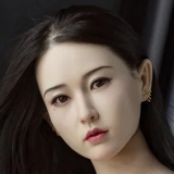 FANREAL 153 cm/5ft B-Cup F8 Mo Head Full Size Lifelike Silicone Sex Doll Speckled Dresses