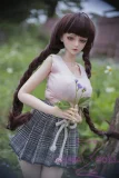 Mini Doll 60cm/2ft Middle Breast  with X3 head Full Silicone Love doll easy to use easy to hide