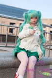 SHEDOLL Lolita type Aileen head 148cm/4ft9 D-cup love doll body material customizable