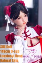 SHEDOLL Lolita type Luoxiaoyi head 148cm/4ft9 D-cup love doll body material customizable New Year Special