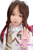 MLW doll Loli Sex Doll 126cm/4ft1 AA-cup Kisa Hard Silicone material head with TPE body