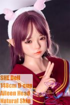 SHEDOLL Lolita type Aileen head 148cm/4ft9 D-cup love doll body material customizable New Year Special