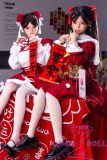 SHEDOLL Lolita type Luoxiaoxi head 148cm/4ft9 D-cup love doll body material customizable New Year Special