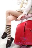 MLW doll Loli Sex Doll 126cm/4ft1 AA-cup Kisa Hard Silicone material head with TPE body