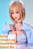 Bezlya (Missdoll)  Jiegeng Head 155cm C-cup Full Silicone Sex Doll 155M 2.2CF Version (Coagulate Fat)  More realistically simulates of different parts of the body.