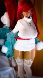 Mini doll sexable 60cm/2ft big breast silicone St. Louis head  costume selectable