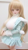 Mini doll sexable 60cm/2ft big breast silicone Inglewood head costume selectable Natural Skin