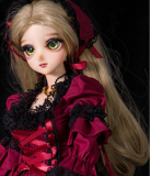 Mini doll sexable 60cm/2ft big breast silicone Elf Queen head from Kuroinu costume selectable blonde