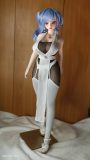 Mini doll sexable 60cm/2ft big breast silicone Elf Queen head from Kuroinu costume selectable blonde