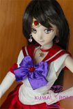 Mini doll sexable  Sailor Mars Rei Hino head from Sailor Moon 60cm/2ft normal breast silicone costume selectable