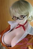 Mini doll sexable 60cm/2ft big breast silicone Meiko Shiraki head from Prison School costume selectable
