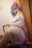Jiusheng Doll Full Silicone Sex Doll 160cm/5ft2 E-cup Betty ROS head Cosplay Rem from Re:Zero