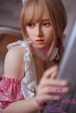 Jiusheng Doll Full Silicone Sex Doll 160cm/5ft2 E-cup Lily ROS head Pink Maid Outfit