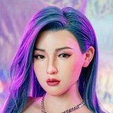 ZELEX Full silicone sex doll 170cm C-cup # GE53 head with realistic body makeup