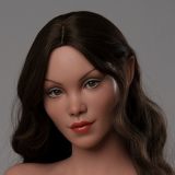 ZELEX Full silicone sex doll 170cm C-cup # GE53 head with realistic body makeup