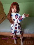 MLW doll Loli Sex Doll 126cm/4ft1 AA-cup Yuki TPE material head with TPE body