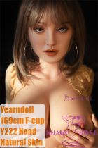 Yearndoll Y222 head 169cm F-cup【Premium Version】 silicone head life-size sex doll