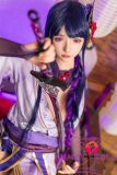 SHEDOLL Lolita type#14楚琳 (Chulin) head 165cm/5ft4 E-cup head love doll body material customizable Cosplay Beelzebul/Raiden Ei Doll from Genshin Impact