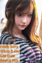 Firefly Diary 165cm C-cup Lian Head Full Silicone Sex Doll With Body Make-up School Uniform