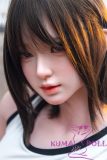 Firefly Diary 161cm A-cup Lisen Head Full Silicone Sex Doll With Body Make-up Camping