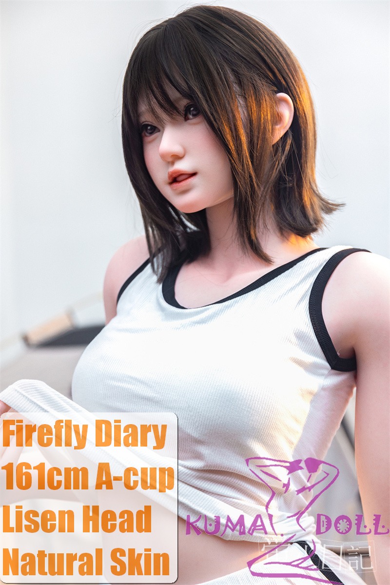 Firefly Diary 161cm A-cup Lisen Head Full Silicone Sex Doll With Body Make-up Camping