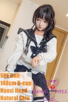 SHEDOLL Lolita type #31南溪（Nanxi）head 148cm/4ft9 D-cup love doll body material customizable Japanese school uniform