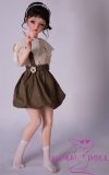 Sanhui Doll 【Adjustable Eyes】105cm A-cup #3 AIO Seamless Neck Silicone Sex Doll