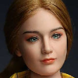 Starpery Sex Doll Full Silicone 163cm/5ft3 G-Cup Hao Head Green Slip Dress