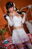 MLW doll Loli Sex Doll 148cm/4ft8 B-cup #18 Haruki Soft Silicone material head with movable jaw and realistic oral structure Wheat Skin