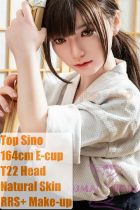 Full silicone love doll Top Sino Doll new 164cm E-cup T22 Mikui (MiTeng) RRS+ make-up selectable-Kendo Uniform
