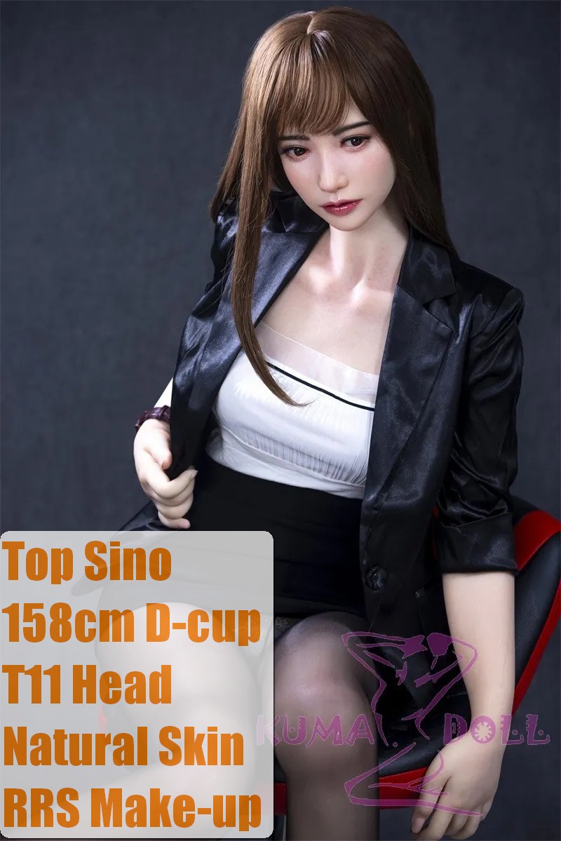 Top Sino Doll Silicone Sex Doll 158cm/5ft2 D-cup T11 Head  RRS Makeup Selectable