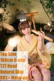 Full Silicone Love doll Top Sino Doll 168cm D-cup T27 Minai RRS+Makeup selectable