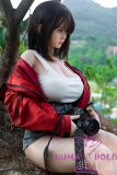 Firefly Diary 164cm G-cup Jiuchuan Head Full Silicone Sex Doll With Body Make-up Camping