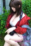 Firefly Diary 164cm G-cup Jiuchuan Head Full Silicone Sex Doll With Body Make-up Camping