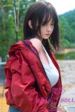 Firefly Diary 164cm G-cup Jiuchuan Head Full Silicone Sex Doll With Body Make-up Camping