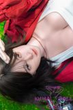 Firefly Diary 164cm G-cup Jiuchuan Head Full Silicone Sex Doll With Body Make-up Camping