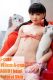 J-cute Doll Full Silicone Love Doll 149cm/4ft9 A-cup with Silicone Head AGD01 with new body makeup Orange Bikini