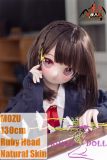 [Discontinued] MOZU DOLL 130cm Ruby Soft vinyl head and a free oral function head with light weight TPE body easy to store and use