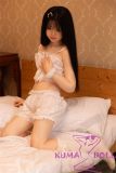 J-cute Doll Full Silicone Love Doll 149cm/4ft9 A-cup with Silicone Head AGD05 with new body makeup