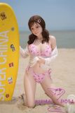MLW doll Full Silicone Loli Love doll 145cm B-cup Rena head ROS Face Makeup Selectable Surfing