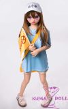 MLW doll Loli Sex Doll 126cm/4ft1 AA-cup W3 Hard Silicone material head with TPE body COSPLAY Platelet Plush Doll from Cells at Work