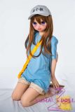 MLW doll Loli Sex Doll 126cm/4ft1 AA-cup W3 Hard Silicone material head with TPE body COSPLAY Platelet Plush Doll from Cells at Work