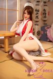 Real Girl Doll 159cm/5ft2 E-Cup Sex Doll Silicone C2 head+TPE body(material selectable)  Cosplaying Mai Shiranui