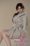 Real Girl Doll 169cm/5ft5 D-Cup Sex Doll Silicone head C17+TPE body(material selectable)  in Gray Robe